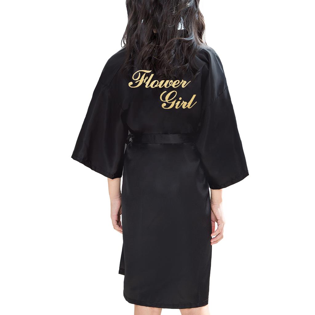 Детский халат удобный и элегантный темперамент однотонный детский утренний халат для девочки-цветочницы невесты кардиган для свадьбы