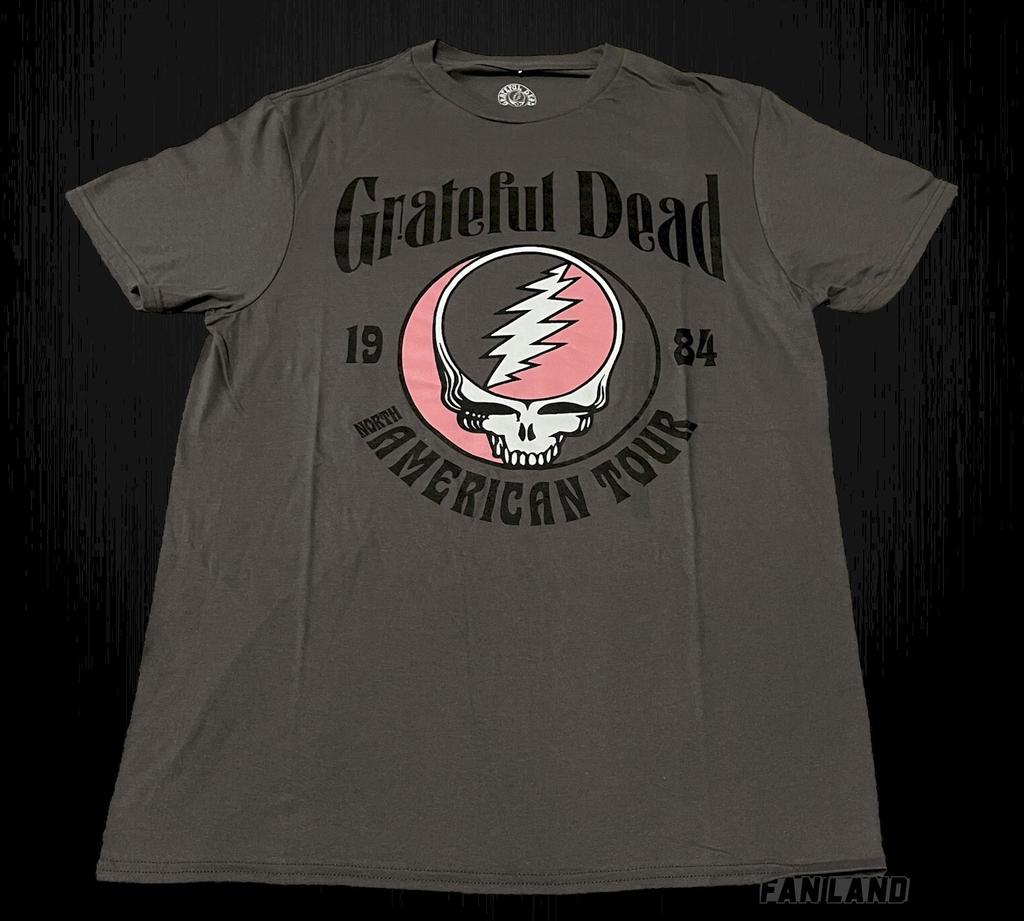 New Grateful Dead American Tour 1984 Mens Classic Logo Vintage T-shirt