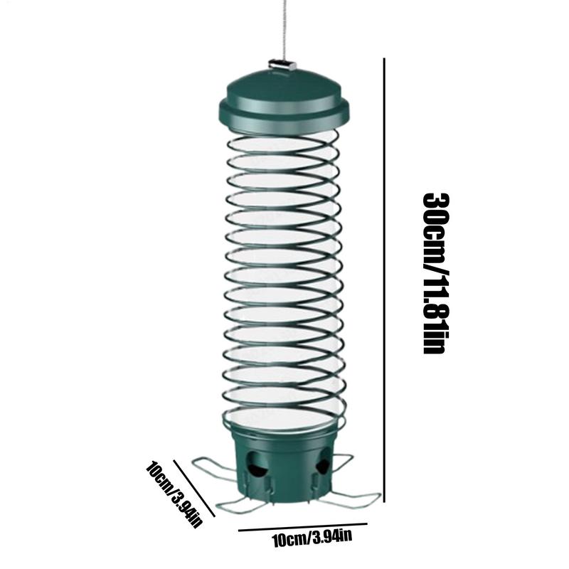 Кормушка для птиц Диспенсер для корма для лазурных птиц Уличные подвесные кормушки Погодоустойчивый держатель для корма Для женщин Мам Бабушек Любителей птиц