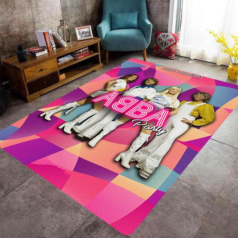 ABBA Iconic Music Legacy carpet Suitable for all seasons floor mats Christmas gifts Protective pad Dormitory decoration
