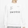 Nike Спортивная одежда Swoosh Pullover Hoodie Мужские топы Белый CJ4841-100