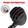 Halogen Turn Signal Flasher Indicator 2Pcs For Honda for Suzuki for Cafe Racer Motorcycle Metal Blinker Light