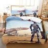 3D Печать Игра Mass Effect Удобное Одеяло Пододеяльник Наволочка Комплект Постельного Белья Детская Спальня Декор Домашний Текстиль