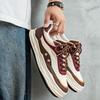 Men Casual Sport Sneakers White Black Beige Brown Shoes Sizes 39-44 for Walking Travel Training Commuting and Daily Wear