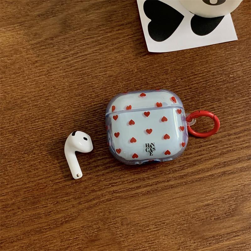 Hanfeng ins love applies to AirPodsPro1 Bluetooth headset case 1st generation Pro1 protective case 1st generation AirPods1