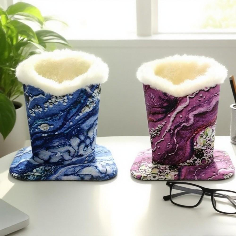 Футляр для очков из ПУ кожи, устойчивый к царапинам, подставки для солнцезащитных очков, портативный настольный органайзер, прикроватные тумбочки