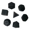 Family Game Role Playing Game Educational Toy Black RPG Dice Set Polyhedral Dice Number Dices Kit