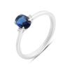 Silver Ring with Nano Sapphire 0.597ct, Item Weight 1.73 Gr (2188995)