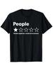 T-Shirt Funny Review People One Star_ Absolute Nightmare Would Not Recommend, Suitable for Mens & Womens Oversized High Quality