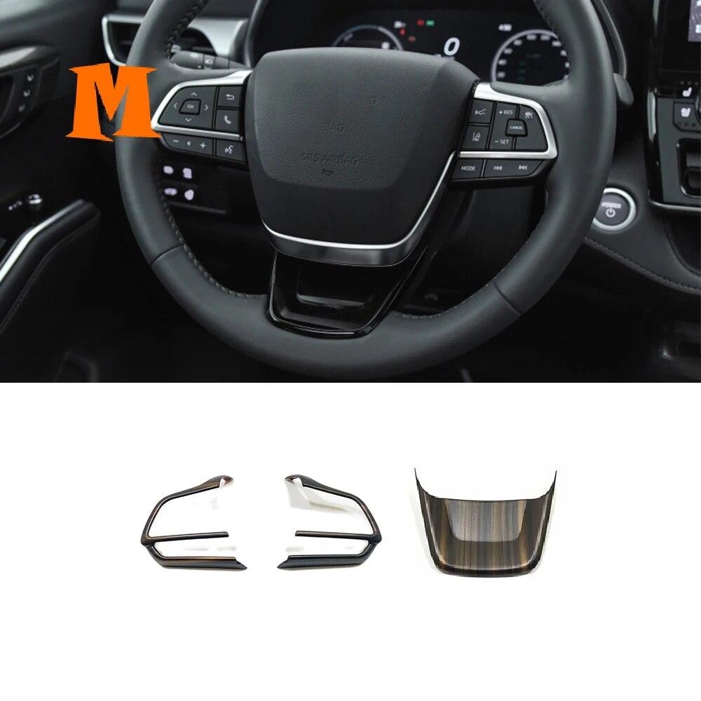 Деревянное зерно для Toyota Highlander-22, аксессуары для интерьера, автомобильный подлокотник, оконное стекло, подъемный переключатель, декоративная наклейка, крышка