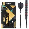 Cuesoul JIHO S1 Gram Tungsten Steel Content Soft Tip Darts Set with ROST T19 2 Colors Integrated Flights 18/20 90% (CSJH-90R20KJHS1)