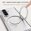 Magsafe Magnetic Metal Holder With Tempered Glass Film Full Protection Case For Samsung Galaxy Z Fold7 Spring Hinge Folded Cover