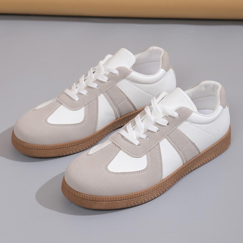 Spring and Autumn Anti Slip Comfortable Casual Shoes Fashionable New Lace Up Round Head Sexy Sports Walking Shoes for Women