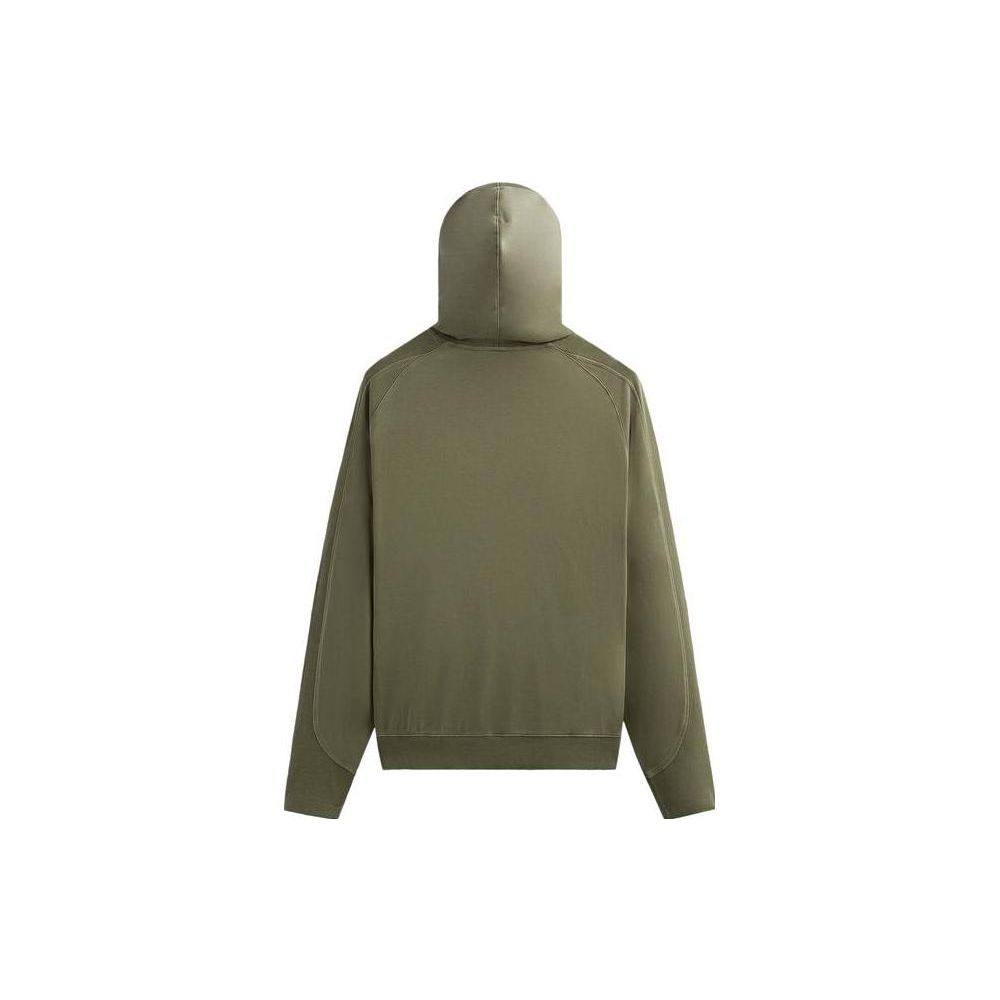 Kith Худи реглан Bleecker Flagstaff Мужские топы Зеленый KHM031299-301