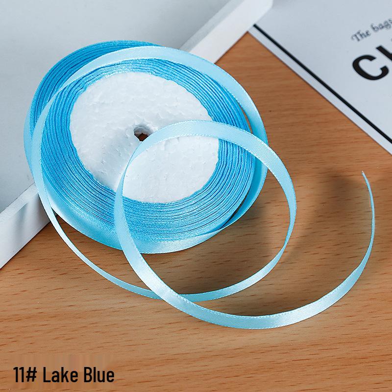 1 см атласная лента для украшения подарочной коробки и бантов, специальная для трансграничной торговли