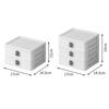 Drawer Cosmetics Storage Case Sundries Container Stationery Storage Box Desktop Organizer