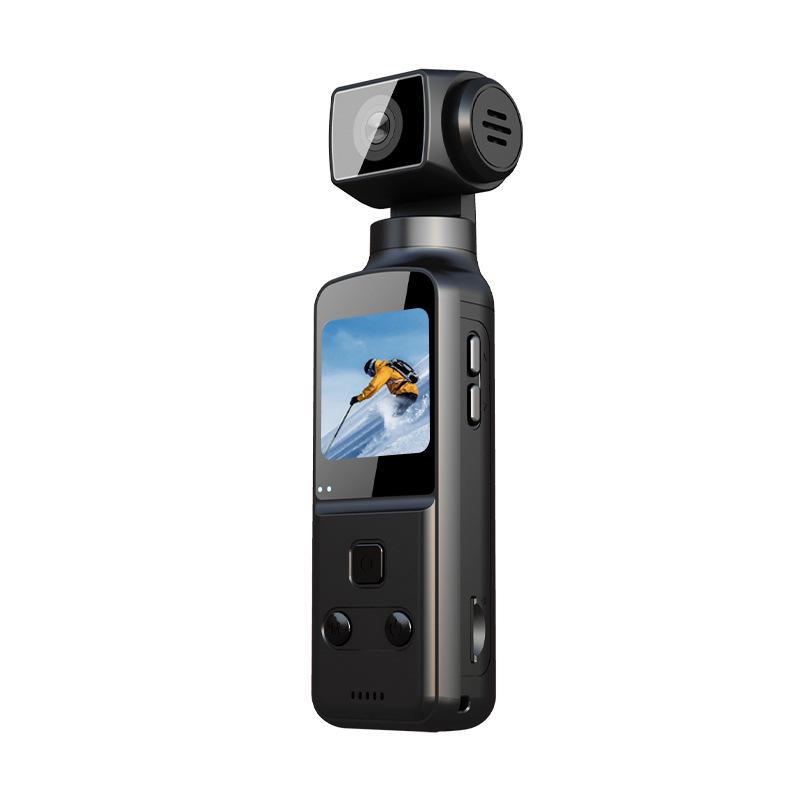 4K Action Camera with 270° Rotating Lens for Outdoor and Cycling
