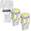 HID Shop T10 1930lx (Lux) LED Position Lamp Back Lamp Number Light Room Lamp Under Door Lamp Trunk Room Explosive Light White 6500k Set of 2