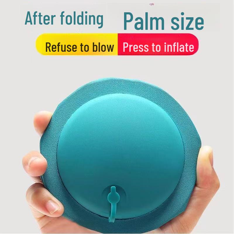 Надувная U-образная дорожная подушка для шеи для кемпинга и самолетов