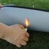 Grey Flame Retardant Rug Fiberglass Camping Protection Rug Picnic Fire Blanket  Outdoor Protection