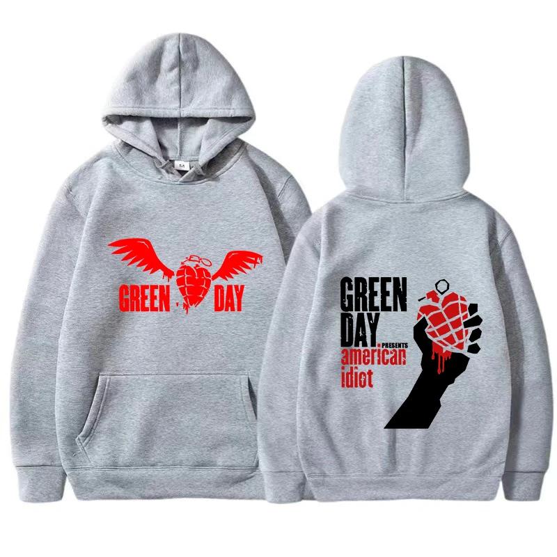 Худи мужские с принтом Green Day Saviors, новые, в стиле хип-хоп, свободные, уличная одежда, пуловер, с длинным рукавом, толстовки, одежда, топы