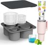 Силиконовые формы для льда на 20 30 40 унций для Stanley Summer Ice Mold Cube Tray Ice Drink Cup Производитель круглых силиконовых форм для льда