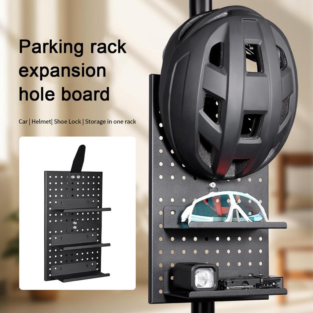 Pegboard Display Bike Gear Storage Aluminum Alloy Organization Bike Gear Storage For Garage Workshop Office Room Kitchen Desk
