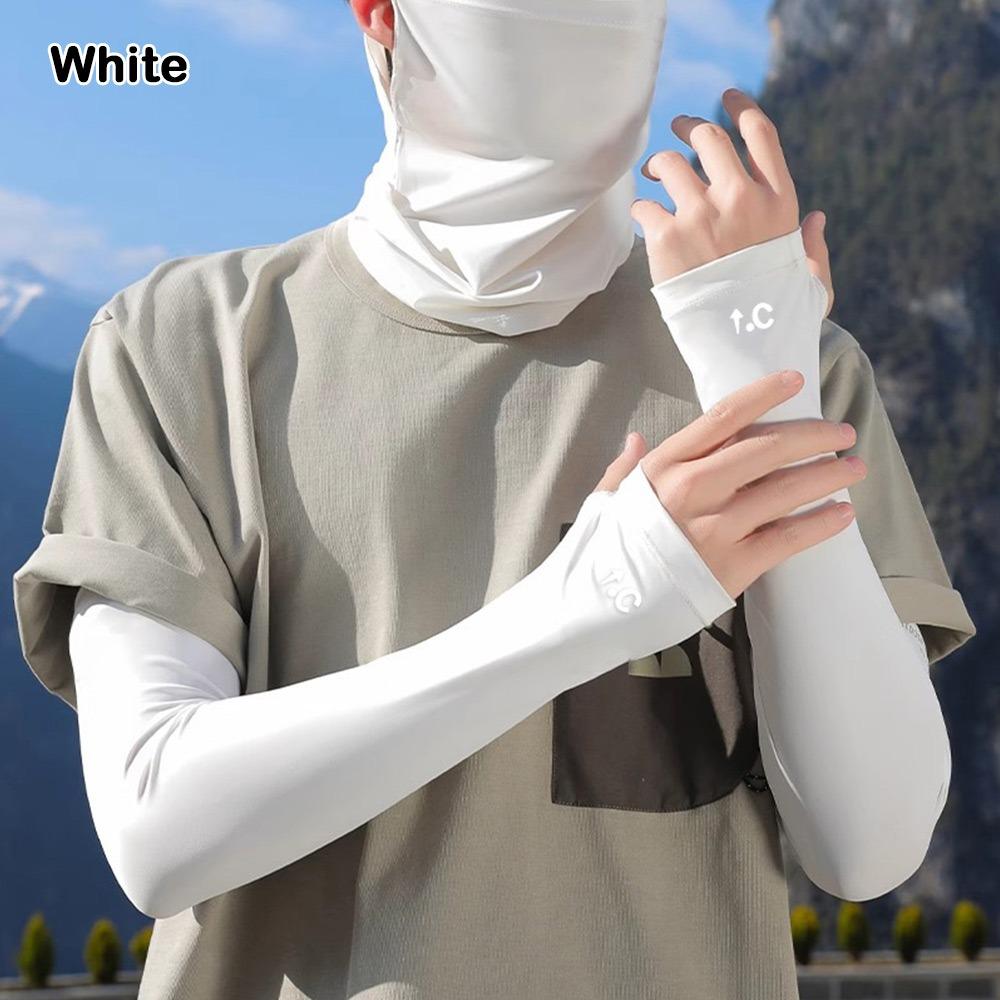 UPF 50+ Sun Arm Sleeves Breathable Arm Covers Summer Ice Silk Arm Sleeves Outdoor