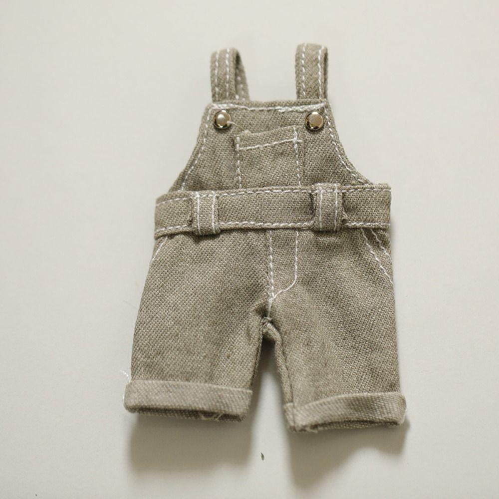 Multi-colors Doll Jeans Pants Handmade Strap Shorts New Kids Toy For 10cm Cotton Doll