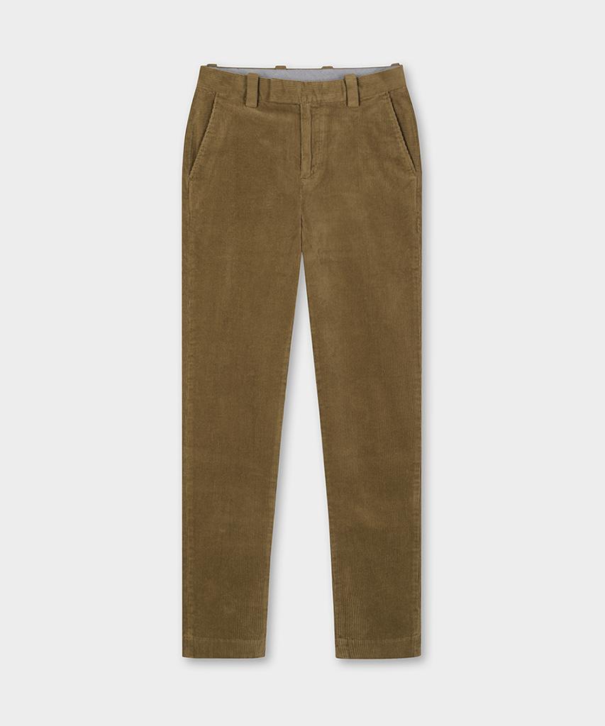 Брюки из вельвета BROOKS BROTHERS Slim Fit 8W (коричневый) (Bbpcmm47554Ew)