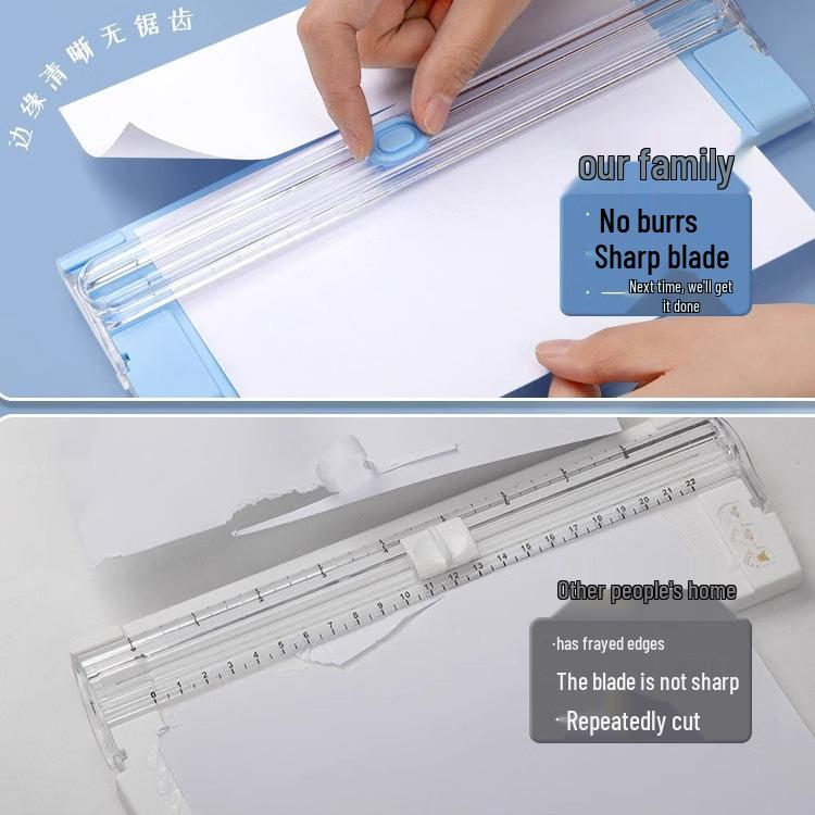 Ручной резак для бумаги формата А4 с двусторонней резкой для офиса и журналов