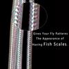 Наживка из жемчуга, белая рыбья чешуя, трубка для тела, рыболовная трубка Мэйлора, плетеная трубка с вспышкой, жемчужная трубка Мэйлора