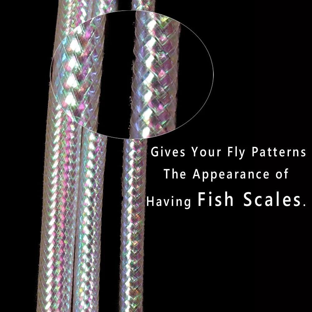 Наживка из жемчуга, белая рыбья чешуя, трубка для тела, рыболовная трубка Мэйлора, плетеная трубка с вспышкой, жемчужная трубка Мэйлора