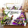 Splatoon Bedding Set Single Twin Full Queen King Size Kawaii Boys/girls Bed Set Aldult Kid Bedroom Duvet Cover Sets 3D Print 014