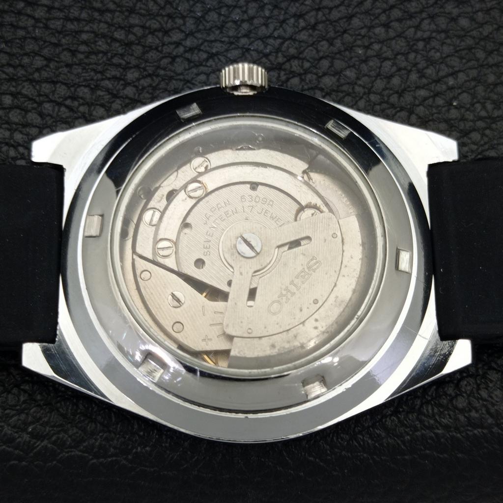 AUTOMATIC VINTAGE SEIKO 5 REFURBISHED JAPAN MENS BLACK DIAL WATCH A440644-9 Sk-a440644-1