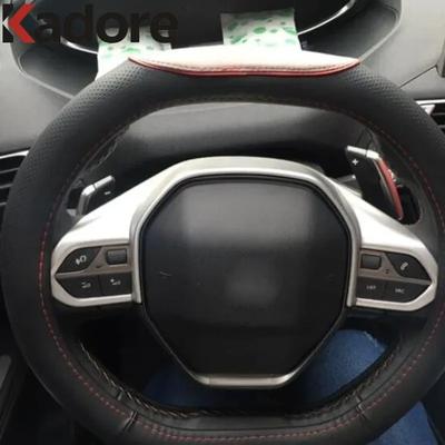 Декоративная накладка на панель рулевого колеса автомобиля для Peugeot 3008 2016-/2008 -/4008 2018 - Матовые аксессуары для интерьера