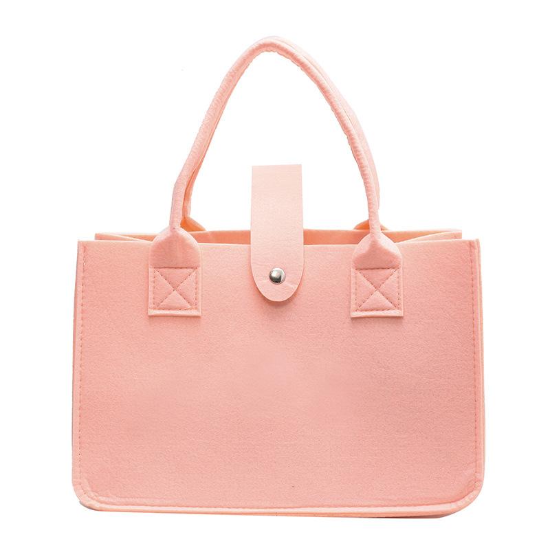 Универсальная чистая версия портативной фетровой сумки для свадебного сувенира, походная сумка для покупок большой вместимости