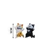 9/10PCS DIY Cat Figures Statue PVC Decoration Crafts Cute Cat Doll Ornaments  Home Decoration