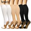 1 Pair Compression Stockings Pressure Varicose Vein Stocking Outdoor Sport Knee High Women Men Socks