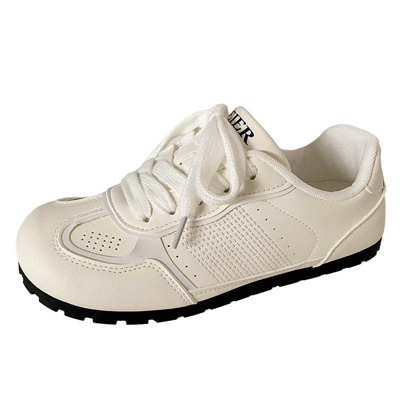 B3506 Puff Shoes Series/латексные стельки Mango Head Little White Shoes Женская обувь для скейтбординга Dexun Shoes 2024 Новинка Популярная