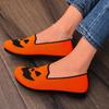 2025 New Women's Shoes, Halloween Pumpkin Casual Shoes, Light and Breathable Fashion Cloth Shoes