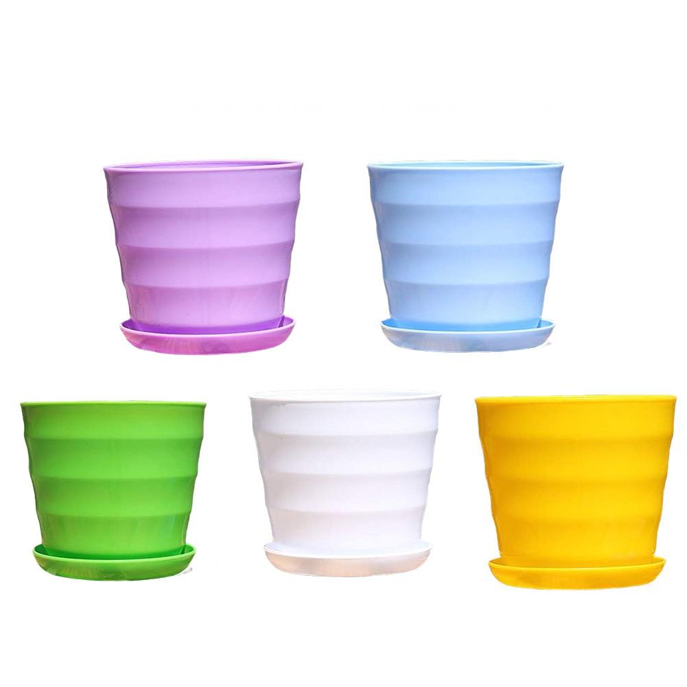 Горшок для цветов с дренажом Имитация цветочных горшков Стильные кашпо