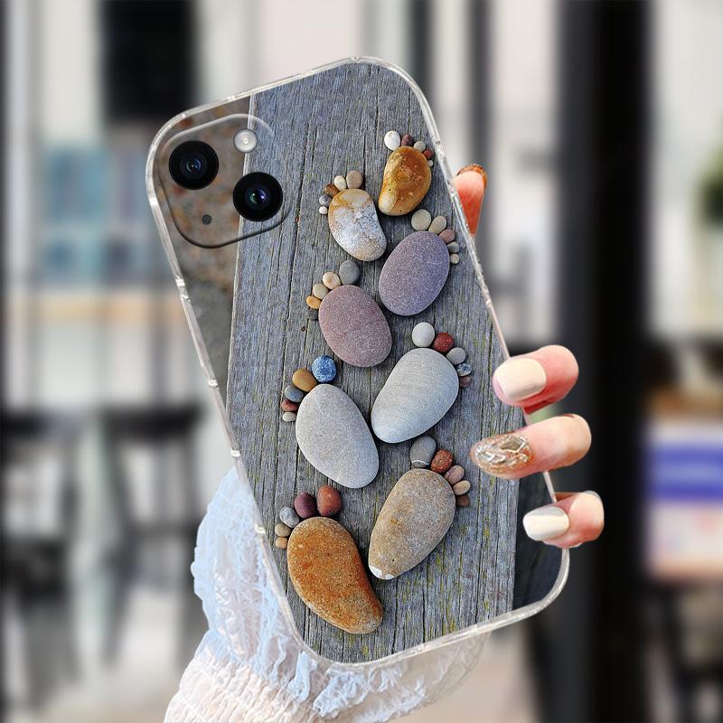 Прозрачный чехол для iPhone 13 Mini, 13 Pro, мягкая задняя крышка из ТПУ для iPhone 14 Pro Max, 14 Plus, прозрачный защитный чехол.