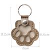 Leather Memorial Keychain Creative Handmade Homemade Pet Hair Storage Ornament Cute Multifunctional Portable Bag Pendant