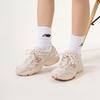 New Balance NB 452 Удобные Универсальные Сетчатые Кроссовки на Шнуровке с Низким Верхом для Марафона Женские кроссовки Светло-Молочно-Чайный-Бежевый WX452CW