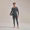 Hengyuanxiang Men's Thin Pure Cotton Antibacterial Thermal Underwear Set