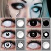 Crazy Lenses Halloween Contact Lenses Blind White Cosplay Contact Lenses Blackout Contacts Anime Accessories For Masquerade