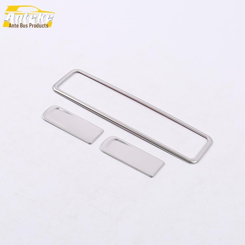 19 A200L Rear Cup Holder Decorative Frame Bright Ring Car Accessory