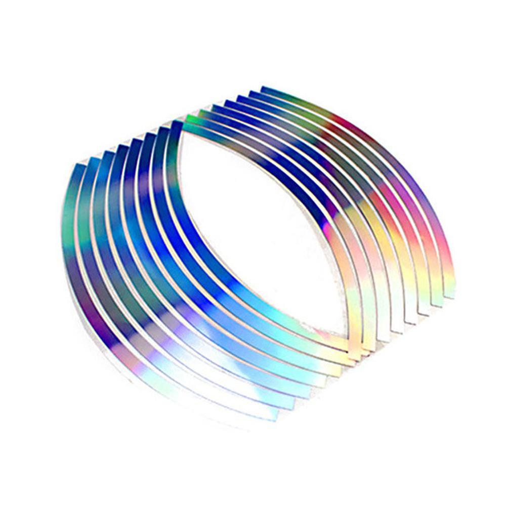 inches PVC Wheel Rim Tape Wheel Sticker Motorcycle Reflective Stripes Reflective Rim Stripe