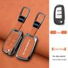 Подходит: Чехол для ключа Geely Emgrand - Xingrui, Xingyue L, Binrui Cool, Boyue, Binyue GS, GL Полный комплект, Металлическая пряжка